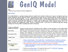 Tablet Screenshot of geniqmodel.com